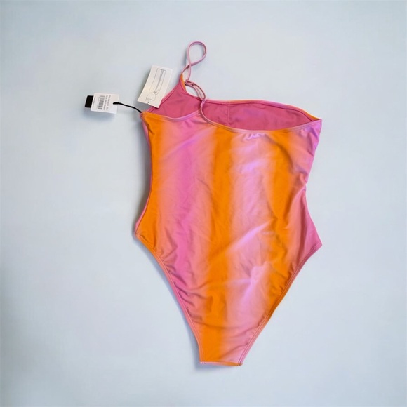 Kendall + Kylie One-Shoulder Two-Piece Swimsuit w/ Maxi Cover-Up L (NWT) - Picture 4 of 4